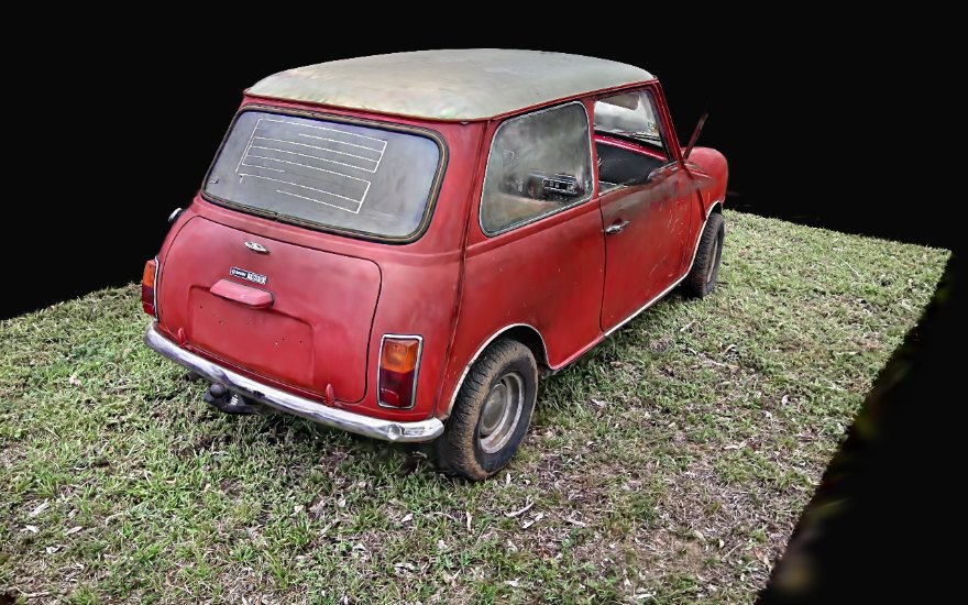 Mini Cooper 1973 en realidad aumentada
